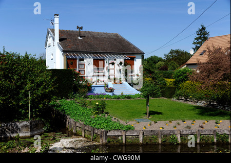 Les Hortillonnages, Amiens, Somme, Picardie, Frankreich Stockfoto