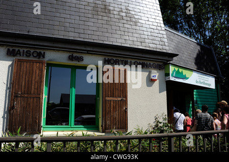 Les Hortillonnages, Amiens, Somme, Picardie, Frankreich Stockfoto