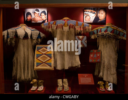 Anzeige der zentrale Oregon Native Americans (Indianer) Lebensstil auf der High Desert Museum in der Nähe von Bend, Oregon. Stockfoto