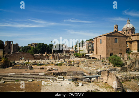 Rom, Italien - Blick auf das römische forum Stockfoto