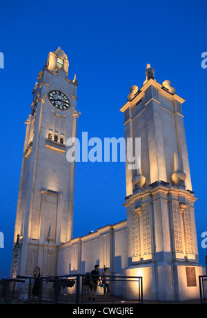 Kanada, Quebec, Montreal, Tour de l ' Horloge, Uhrturm, Stockfoto