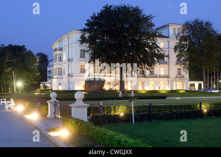 Seitenansicht des Kempinski Grand Hotel Heiligendamm Stockfoto