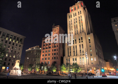 Kanada, Quebec, Montreal, Place d ' Armes, Stockfoto