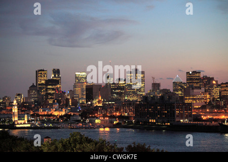 Kanada, Quebec, Montreal, Skyline, Stockfoto