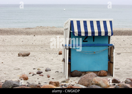 Heiligendamm, leeren Strandstuhl Stockfoto