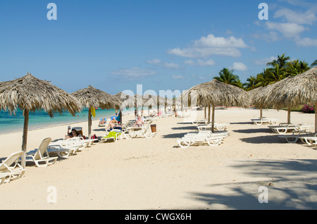 Strand Playa Ancon, Trinidad, Kuba. Stockfoto