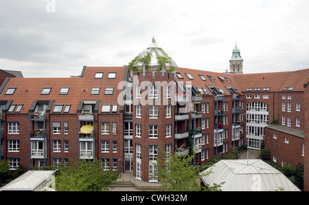 Münster, DKV-Residenz am Tibusplatz Stockfoto