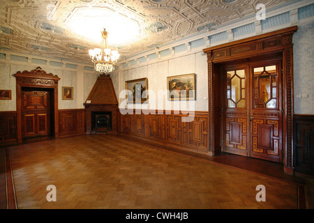 Jalta, ein Zimmer in einer Jagdhütte Massandra Stockfoto