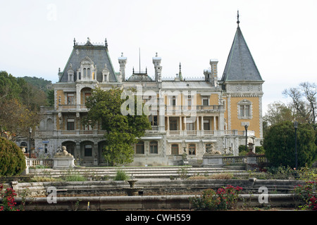 Jalta, das Jagdschloss Massandra Stockfoto