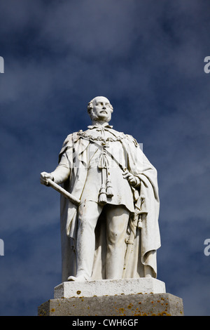 Statue von Prinz Albert in Tenby Pembrokeshire Wales Stockfoto