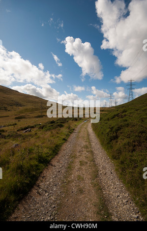 Bwlch-y-Ddeufaen Bergpass Carneddau Bereich Nord Snowdonia Stockfoto