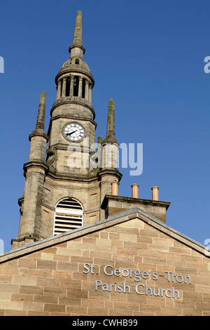 St. George's Tron Parish Church am Nelson Mandela Place, Glasgow City Centre, Schottland. VEREINIGTES KÖNIGREICH Stockfoto