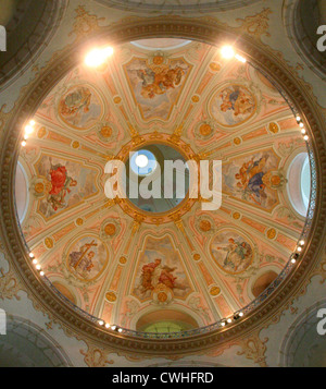 Dresden, Decke Malerei in der Frauenkirche Stockfoto