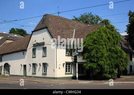 Schuetenhof Mit Laubengang in Krefeld-Bockum, Niederrhein, Nordrhein-Westfalen Stockfoto