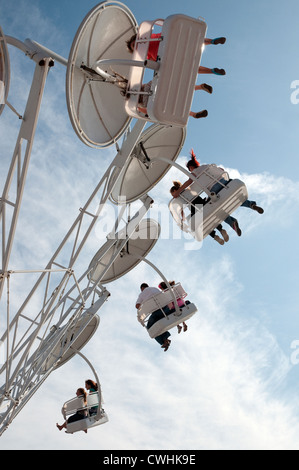 Kirmes fahren, Clacton auf Meer, Essex, england Stockfoto