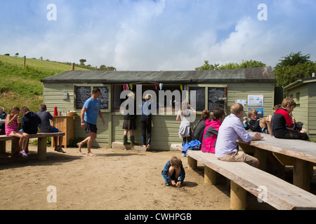 Porthcurnick Beach Rosevine Nr Portscatho, Cornwall UK Stockfoto