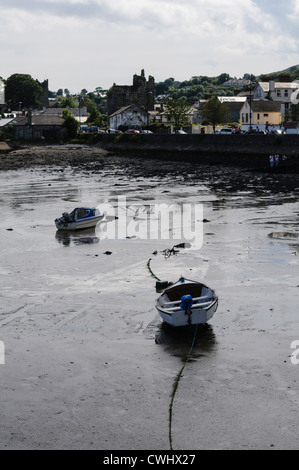 Boote im Hafen von Carlingford Hafen Stockfoto