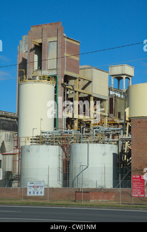 Zellstoff- und Papierfabrik in Burnie, Tasmanien Stockfoto