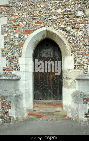 Abbey Gateway, St Albans, Hertfordshire, England, Vereinigtes Königreich. Stockfoto