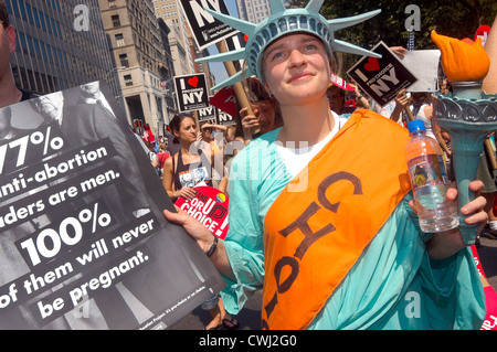 New York, NY - Recht zur Abtreibung befürwortet Rally in New York City Hall Stockfoto