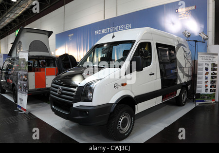 Terracamper Offroad-Reisemobil auf dem Caravan Salon Ausstellung 2012 am 27. August 2012 in Düsseldorf, Deutschland Stockfoto