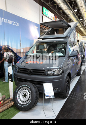 Terracamper Offroad-Reisemobil auf dem Caravan Salon Ausstellung 2012 am 27. August 2012 in Düsseldorf, Deutschland Stockfoto