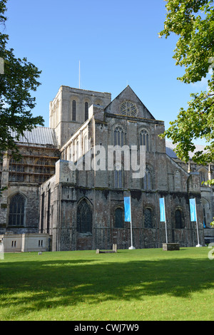 Winchester Cathedral, Winchester, Hampshire, England, Vereinigtes Königreich Stockfoto