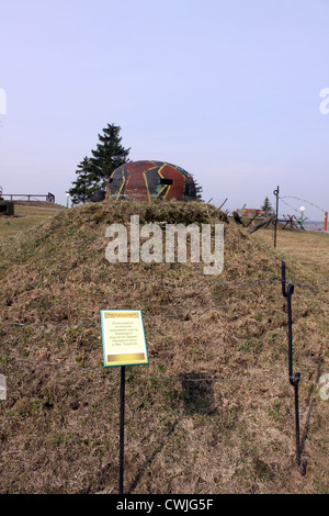 Belarus. Minsk. Historisch-kulturellen Komplex "Stalin-Linie". Pillbox Stockfoto