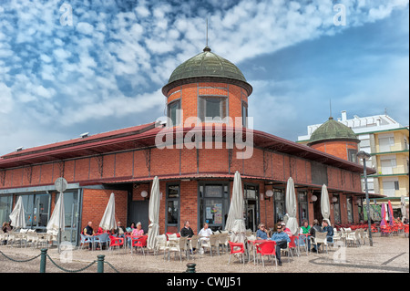 Historische Markthalle, Olhao, Algarve, Portugal Stockfoto