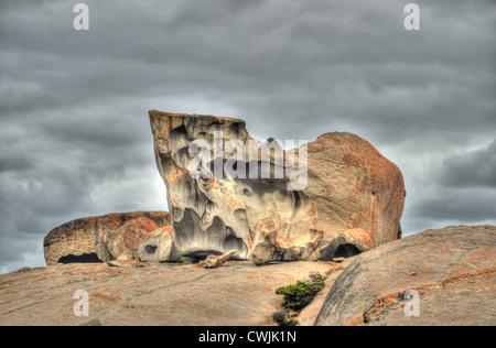 Remarkable Rocks in Flinders Chase Nationalpark, Kangaroo Island, South Australia. Stockfoto