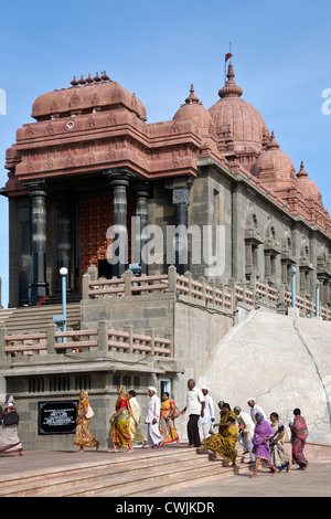 Vivekananda Mandapam. Vivekananda Rock Memorial. Kanyakumari. Cape Comorin. Indien Stockfoto