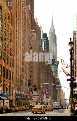 Chrysler Building Lexington Avenue in Manhattan New York City USA Stockfoto