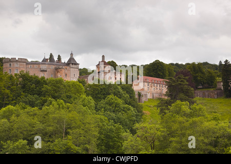 Chateau de Chastellux in Yonne, Burgund. Stockfoto