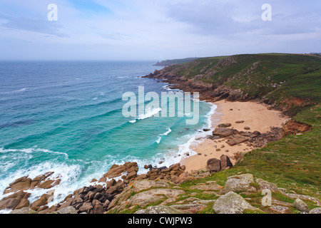 Porth Kapelle Strand in Cornwall England Uk Stockfoto