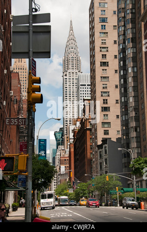 Chrysler Building Lexington Avenue in Manhattan New York City Vereinigte Staaten von Amerika Amerikaner Stockfoto