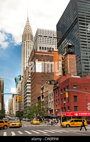 Chrysler Building Lexington Avenue in Manhattan New York City Vereinigte Staaten von Amerika Amerikaner Stockfoto