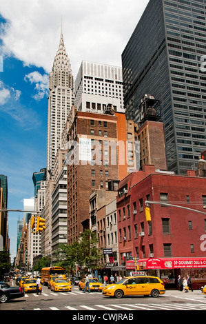 Chrysler Building Lexington Avenue in Manhattan New York City Vereinigte Staaten von Amerika Amerikaner Stockfoto