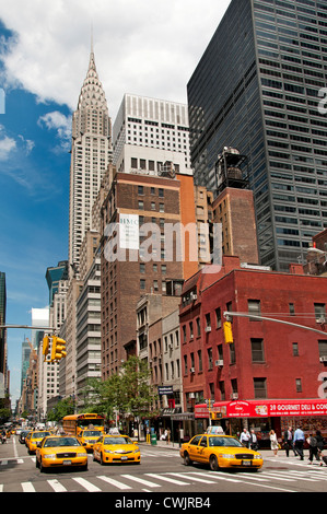 Chrysler Building Lexington Avenue in Manhattan New York City Vereinigte Staaten von Amerika Amerikaner Stockfoto