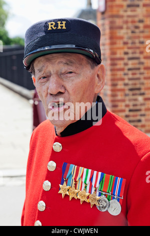 England, London, Chelsea Royal Hospital Chelsea Pensionär Stockfoto