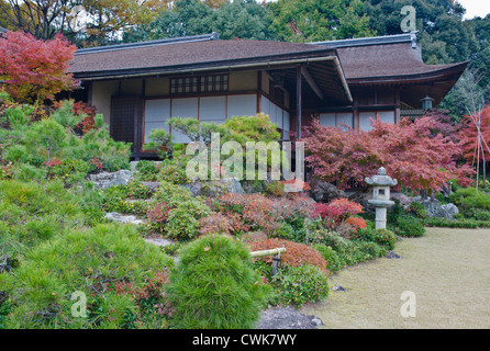 Japan, Kyoto, Arashiyama, Sagano Okochi Sanso Villa Stockfoto