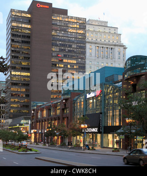 Kanada, Quebec, Montreal, McGill College Avenue, Stockfoto