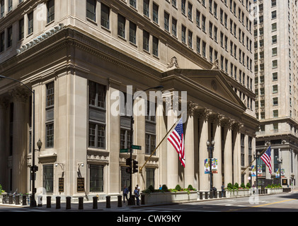 Die Federal Reserve Bank of Chicago am LaSalle Street, The Loop Bezirk, Chicago, Illinois, USA Stockfoto