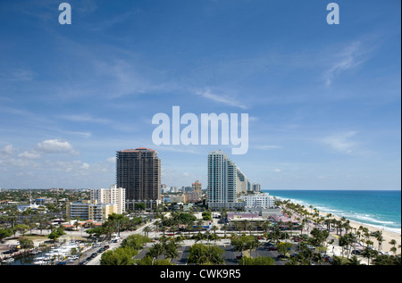 FORT LAUDERDALE-SKYLINE-FLORIDA-USA Stockfoto