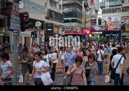 Causeway Bay in Hongkong. 26. August 2012 Stockfoto