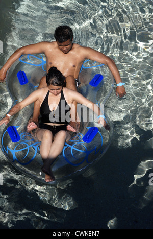 Aquaventure im Atlantis Hotel, Palm, Dubai, Vereinigte Arabische Emirate, Vereinigte Arabische Emirate, Persischer Golf, Arabien, Asien Stockfoto