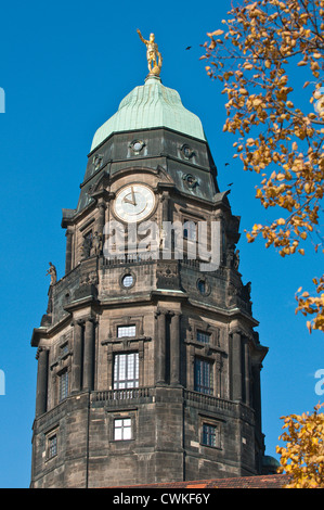 Neues Rathaus in Dresden, Deutschland. Stockfoto