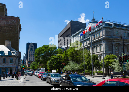 Rue Notre-Dame, Montreal, Quebec, Kanada Stockfoto