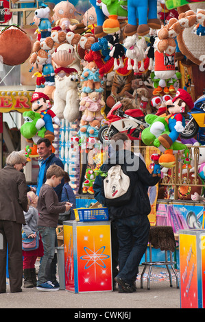 Cannstatter Volksfest, Cannstatter Wasen, Stuttgart, Deutschland. Stockfoto