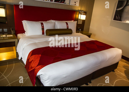 Luxuriöse fünf-Sterne-Hotelzimmer Stockfoto