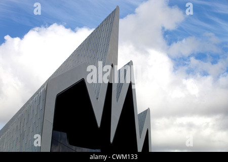 Das Riverside Museum, Glasgow. Von der irakischen Architektin Zaha Hadid entworfen. Stockfoto